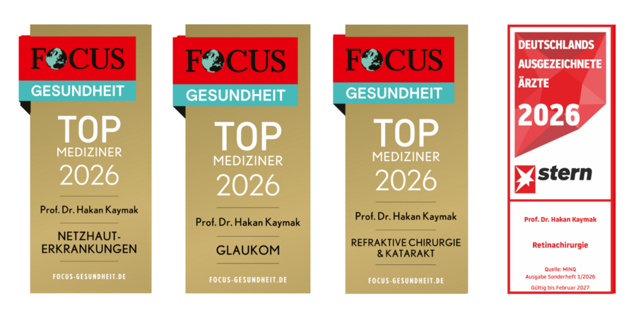 Focus- und Stern-Siegel von Prof. Kaymak