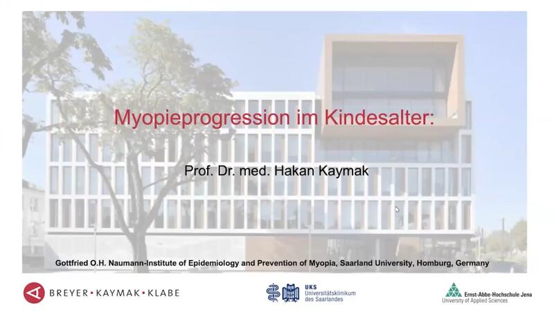 Myopie im Kindesalter: Thema des Vortrages von Prof. Kaymak.
