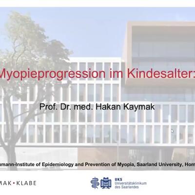 Myopie im Kindesalter: Thema des Vortrages von Prof. Kaymak.