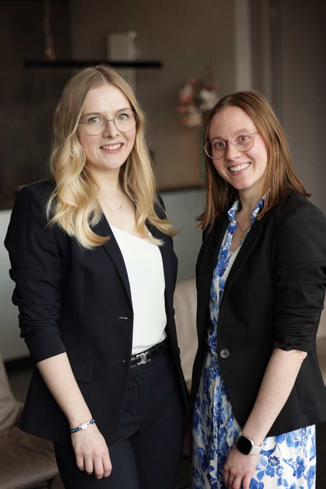 Frau Mattern und Frau Devenijn aus unserer Forschungsabteilung I.I.O.